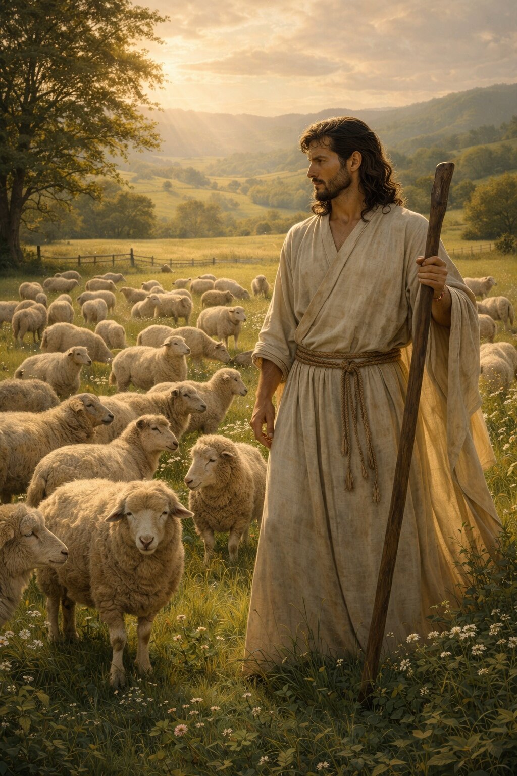 Abel tending his flock