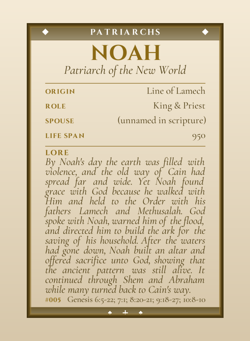 Noah - Back